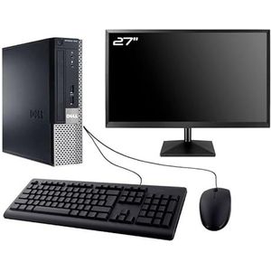 DELL PC Optiplex 7010 USFF Display 27 inch Intel I5-3470 RAM 8 GB SSD 2TB W11 WiFi (gereviseerd)