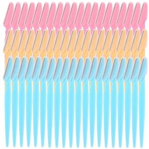 Aililong Wenkbrauwscheerapparaat, 60 stuks gezichtsscheerapparaten voor vrouwen, wenkbrauwtrimmer voor dames, gezichtshaver voor veilige en pijnvrije ontharing.