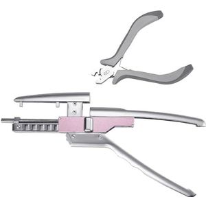 6d Hair Extensions Machine Kit, 2e Generatie Hair Extensions Machine, Onzichtbare Naadloze Hair Extensions-gereedschap Met No-trace Met Tang Voor Salon