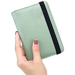 SDLSH Portemonneeaccessoires, zakelijke paspoorthoezen, multifunctionele bankkaart, echt lederen portemonneehoesje, reisaccessoires houder, doe-het-zelf handtas accessoires (kleur: groen)