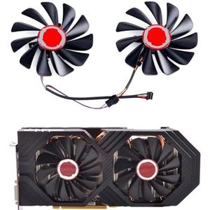 CF1010U12S 95MM RX590 RX580 GPU-videokaartkoelventilator voor XFX RX 590 580 VGA-videokaartkoelventilator