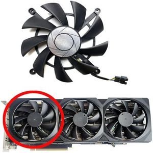 Voor Nvidia voor CMP 50HX 10GB GDDR6 Mining speciale grafische kaart met vervangende kaartventilator HA9015H12SC-Z(Left fan)