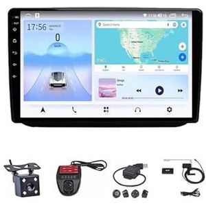 9 Inch Autoradio Voor Skoda Fabia 2 2007-2014 Carplay Android Navigatie GPS Bluetooth Multimedia Speler Smart Automotive Systeem(WIFI 1G+16G)