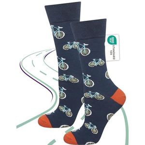 soxo Sokken Heren Cadeau Voor Mannen Happy Socks Men Katoen Kleurrijk Herensokken Gift For Men 40-45 Fiets