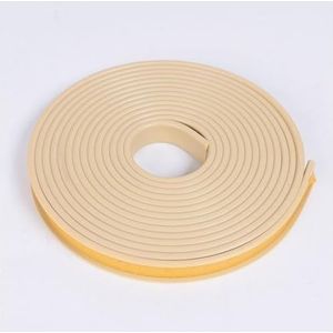 Randstrip zelfklevende U-vormige randstrip bandingstape houten meubels kledingkast board beschermer cover siliconen rubber afdichtstrip randband (kleur: beige, maat: 18 mm)