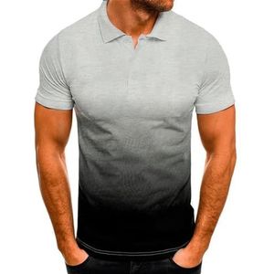 LQHYDMS T-shirts Mannen Shirt Mannen Korte Mouw Shirt Contrast Kleur Kleding Zomer Streetwear Casual Mode Mannen Zakelijke Kleding Plus Size, Lichtgrijs, M