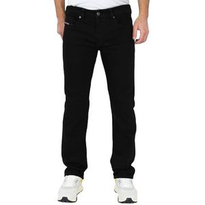 Diesel - Straight Fit Jeans - Safado-X R07R3, zwart, 34W x 32L
