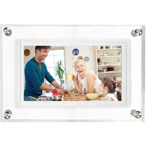 7inch WiFi Cloud Digitaal Fotolijstje 1280 * 720 IPS HD Smart 32GB Opslag USB Automatische Rotatie High Definition Scherm