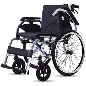Multifunctionele rolstoel draagbare reizen hand duwen rolstoelen (leuning kan worden opgetild reizen scootmobiel)