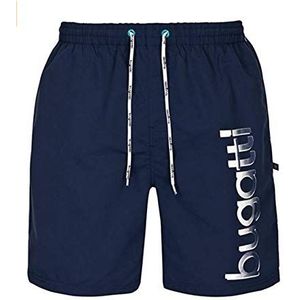 Bugatti® Heren Zwemshort, marineblauw, turquoise of zwart, Navy Blauw, L
