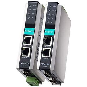 1-port RS-232/422/485 serial device server, 10/100MBaseT(X) (RJ45)