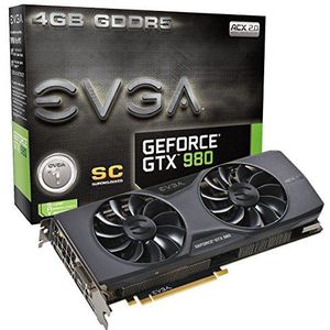 EVGA 04G-P4-2983-KR GeForce GTX 980 SC Gaming ACX 2.0 grafische kaart