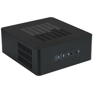 DINSOAVR TA80 Kleine PC Case Ondersteuning Kleine ITX Mainboard Chassis HTPC Met Geavanceerde Koeling Voor Home Office Computer