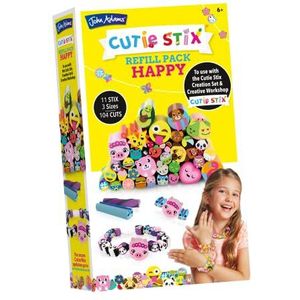 John Adams, Cutie Stix Refill Happy Pack: To use with the Cutie Stix Creation Set and Creative Workshop, Arts & crafts, Ages 6+