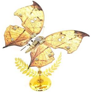 HOPBLOCK 3D Metal Dead Leaf Butterfly Assembly Model Kit (100+STUKS)