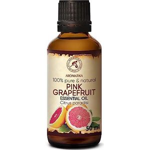 Grapefruit Olie Essentiële Olie 50ml - 100% Puur & Natuurlijk - Aromatherapie - Geurolie - Geurverspreider - Ontspanning - Toevoegen aan Bad & Cosmetica - Massage - Wellness - Aroma Lamp Of Elektrische Diffuser