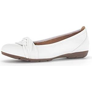 Gabor Klassieke ballerina's voor dames, Wit 21, 35.5 EU