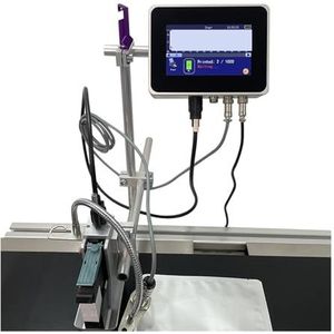 150S 12,7 mm 24-talig automatische codeermachine Vervaldatummaskerprinter Online inkjetprinter Thermische inkjetprinter voor Tekst Barcode Datum Tijd, etc(4.3 inch printer)