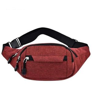 Voortas Motorfiets Koreaanse Stijl Heuptas Crossbody Mannelijke Bananentas Waterdichte Buitensporttas Canvas Zakje Herenborstpakket Motorfiets Zetel Tas/Staart Tas (Color : L)