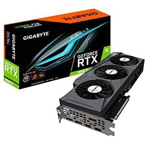 GIGABYTE GeForce RTX 3080 Ti EAGLE OC 12G grafische kaart, 3x windkrachtventilatoren, 12 GB 384-bit GDDR6X, GV-N308TEAGLE OC-12GD videokaart