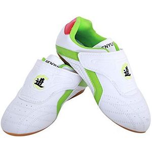 Taekwondo Schoenen, Kung Fu Taichi Boxing Karate Sport Gym Martial Arts Schoenen for kinderen Teenager (Color : White, Size : 39)