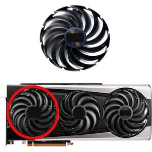 Vervangende ventilator FDC10U12D9-C voor SAPPHIRE voor Radeon RX6800 6800XT 6900XT voor NITRO grafische kaart(Left fan)