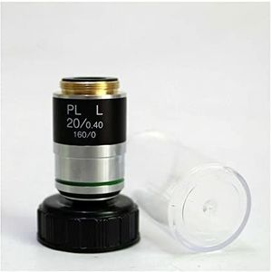 Smicroscoop Accessoires Voor Volwassenen Microscoop Plan Achromatische Objectieve Lens Lange Werkafstand 5X 20X 50X 80X 100X Microscoop (Vergroting: 20X)