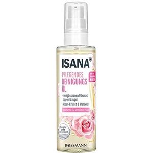 ISANA Verzorgende reinigingsolie - voor gezicht, lippen en ogen - voor droge en gevoelige huid - 100 ml