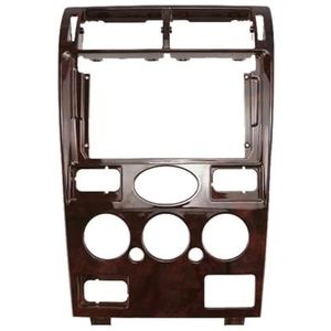 2 DIN 9 Inch Auto Gps Groot Scherm Dashboard Paneel Frame Fascia Voor F&ord Voor MONDEO 2000 2001 2002 2003 Interieuraccessoires(WOODEN)
