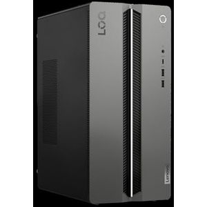 Lenovo LOQ Gaming PC, Intel Core i5 14400F, 16 GB RAM, 1TB SSD, NVIDIA GeForce RTX 4060, Windows 11 Home, QWERTZ, grijs, toetsenbord en muis inbegrepen, 3 maanden premium