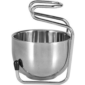 Scheerset Roestvrijstalen scheerkwast Standhouder Verzorgingsset Scheerset voor mannen Scheerreinigingsgereedschapsset Scheerkwasthouder en zeepbakje