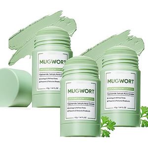 Mugwort Clay Mask, Mugwort Mask, Mugwort Anti Pores & Acne Clay Mask, MugwAort Clay Mask Stick, Mugwort Acne Clay Stick (3 Pcs)