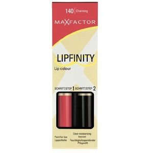 Max Factor - Lipfinity 140 Charming - Lippenstift - 2 x 2 ml