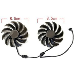 Voor GIGABYTE voor Radeon RX470 480 570 580 588 590 voor GAMING Grafische kaart Vervangende Ventilator T129215SU(Right fan)