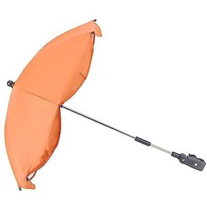 Kinderwagen Parasol, Sterke Wind Weerstand Kinderwagen Paraplu met Clip voor Kinderwagen (Oranje (Zilveren Lijm))