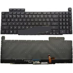 VS Spanje RGB-verlicht toetsenbord voor Asus voor ROG voor Zephyrus GM501 GM501GM GM501GS Kleurrijke Spaanse toetsenborden met achtergrondverlichting 0KNR0-6612ND00(US RGB Light)