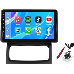 Android 14 Autoradio Stereo voor R-enault Clio 2 (2000-2012) 9 ""Touchscreen Multimedia Player met Wireless Carplay 2 Din GPS Sat Navigation FM RDS Bluetooth 5G-WiFi SWC DSP,M100s