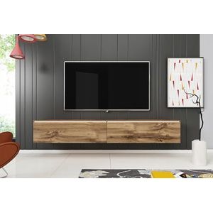 Muebles Slavic TV-kast 180 cm, woonkamermeubilair, RTV meubilair, 2 planken, moderne woonkamer meubels, woonkamer meubels