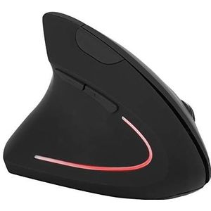 Linkshandige muis, 2,4 GHz draadloze USB ergonomische verticale optische muis voor pc, computer, laptop