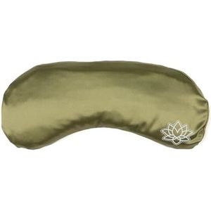 Bodhi Zacht oogkussen met lavendel-lijnzaadvulling, oogmasker voor yoga en meditatie, overtrek van mako-satijn of zijde, wellness voor thuis