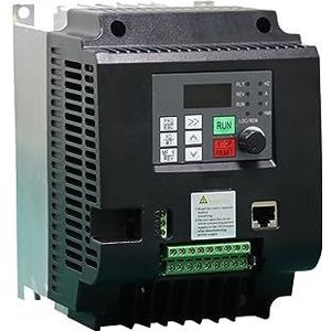 VFD-omvormer met variabele frequentieaandrijving Frequentieomvormer for Motor 380V 5.5KW/7.5KW 1 Fase 220 Ingang Naar Drie Uitgang 380V 50Hz/60Hz Ac Drive Vfd Frequentieregelaar(4KW)