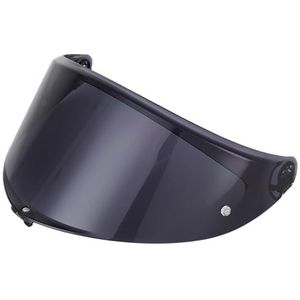 Motorhelm vizier lens, Helmvizier, helmvizier Helmvizier Vervanging for AGV K6 K6S Full Face Helm Schild Motorhelm Lens Rood(Rood)(Dark Grey)