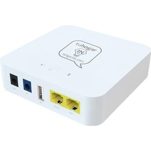 Nieuwe Mini UPS AC-DC met interne accu met hoge capaciteit en 5V+9V+12V+PoE-uitgangen. Geldig voor routers, camera's, alarmen, etc.