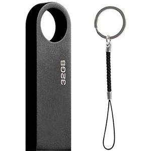 USB-stick 32 GB, Mini PenDrive 32 Giga Metal USB Flash Drive USB Key 32gb voor PC, Laptop, enz.