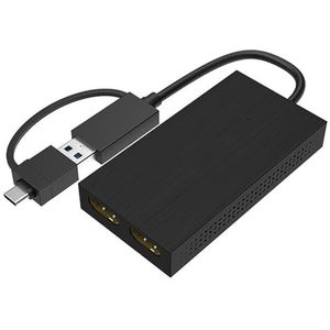 Zdprkqzvz 4K Vertoningsadapter USB3.0 TypeC naar Converter voor Efficiënt Werk en Vermaaksteun 4k 3840x2160@30Hz