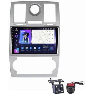 Android 13 Autoradio 9 Duim Touch Display Voor Chrysler 300C 1 2004-2011 Met Draadloze Carplay Android Auto/GPS/4G WiFi/FM RDS DAB+/BT 5.0/Bediening op het stuur + Camera en DVR(Size:NF-3)