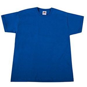 Fruit of the Loom Valueweight T Kids T-shirt voor jongens, blauw (blauw 51), 164 cm