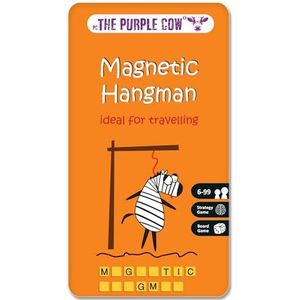 The Purple Cow PC36TGHAN Hangman Magnetic Travel Game