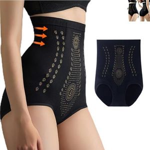 Damesbroek Met Hoge Taille En Heuplift - Unieke Vezelherstellende Vorm For Buikcontrole En Billenlifting, Liften En Verstevigen(Black,XXL)