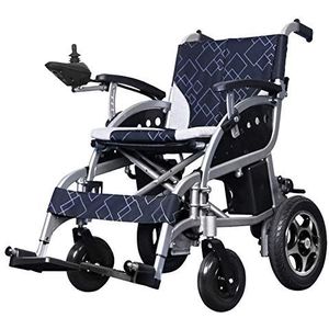 Elektrisch aangedreven rolstoel opvouwbaar lichtgewicht 27 kg, gemotoriseerde rolstoelen scootmobiel handig voor thuis en buiten, zitbreedte 46 cm, draagbaar